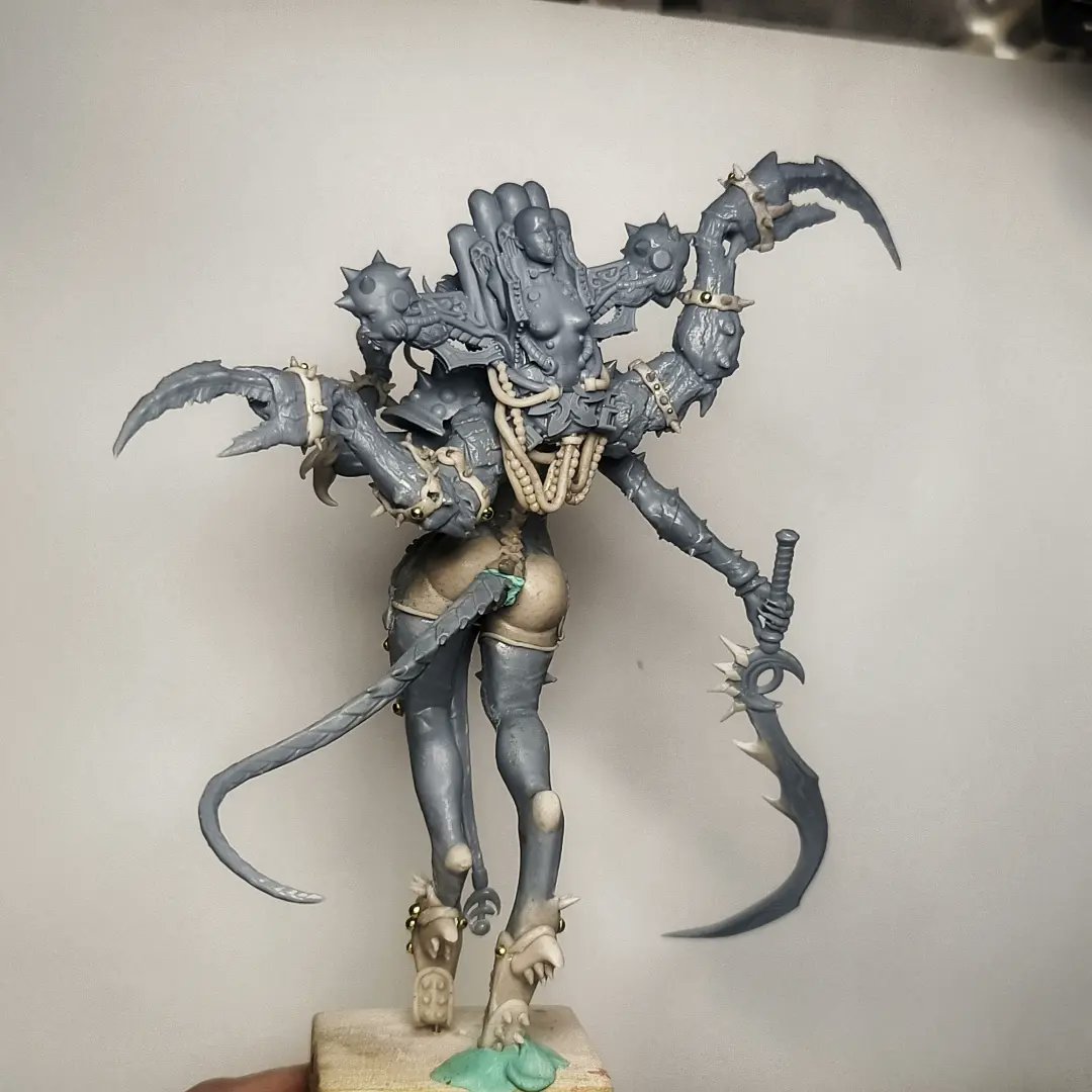 1927822LE's tweet image. Slaanesh Demon Prince
Transformed from a Battle Sister
由战斗修女转化的色孽恶魔亲王
#battlesisters
#slaanesh
#warhammer40k