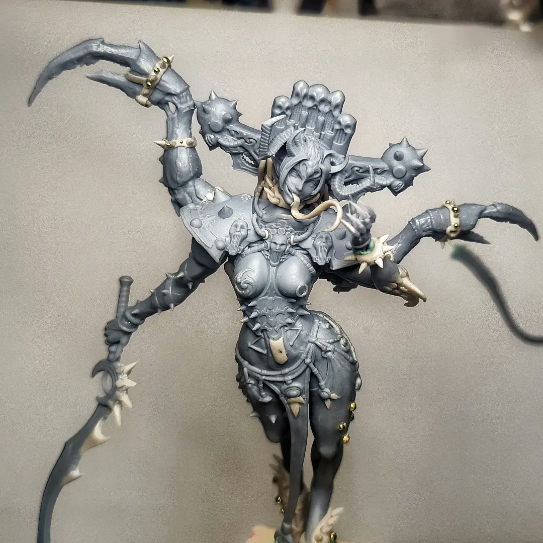 1927822LE's tweet image. Slaanesh Demon Prince
Transformed from a Battle Sister
由战斗修女转化的色孽恶魔亲王
#battlesisters
#slaanesh
#warhammer40k