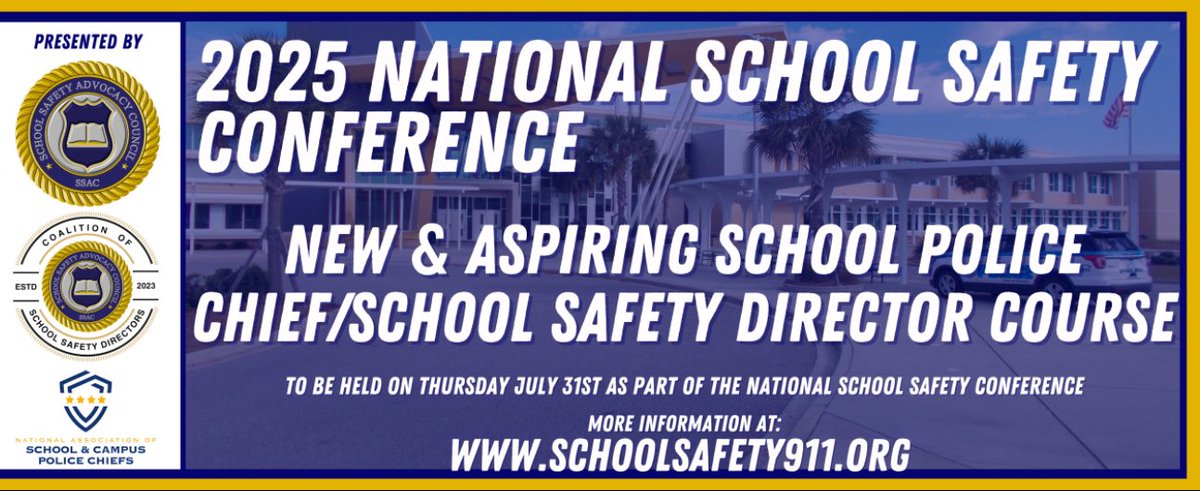 Only available at the National School Safety Conference- July 28 - Aug 2 #LasVegas - #policechief #schoolsafety SchoolSafety911.org