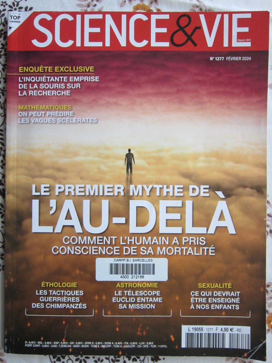 leflashbic's tweet image. #ScienceEtVie #ScienceEtVieJunior 

La couverture du numéro de Février 2024 !
(je lis avec un an de retard)
m'a fait un effet euphorisant.
J'y ai reconnu les couvertures de mon magazine fétiche de quand j'étais jeune...

SCIENCE ILLUSTRÉE ! 🥹