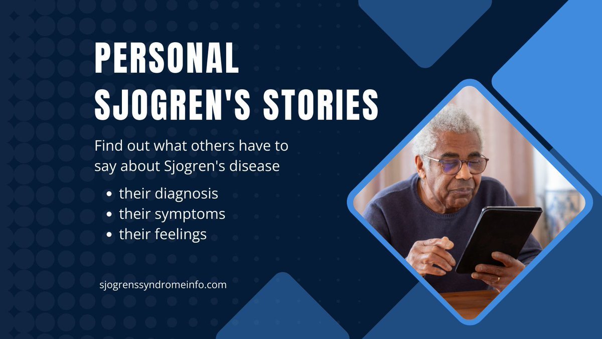 Over 15 years I have more symptoms that I have now found out can all be because of Sjogren's... carpal tunnel in both my wrists &amp; other nerve pains, joint pain &amp; stiffness  in my hands, muscle pain if I overdo things - I get it for days Posted by Bill C. sjogrenssyndromeinfo.com/personal-stori…
