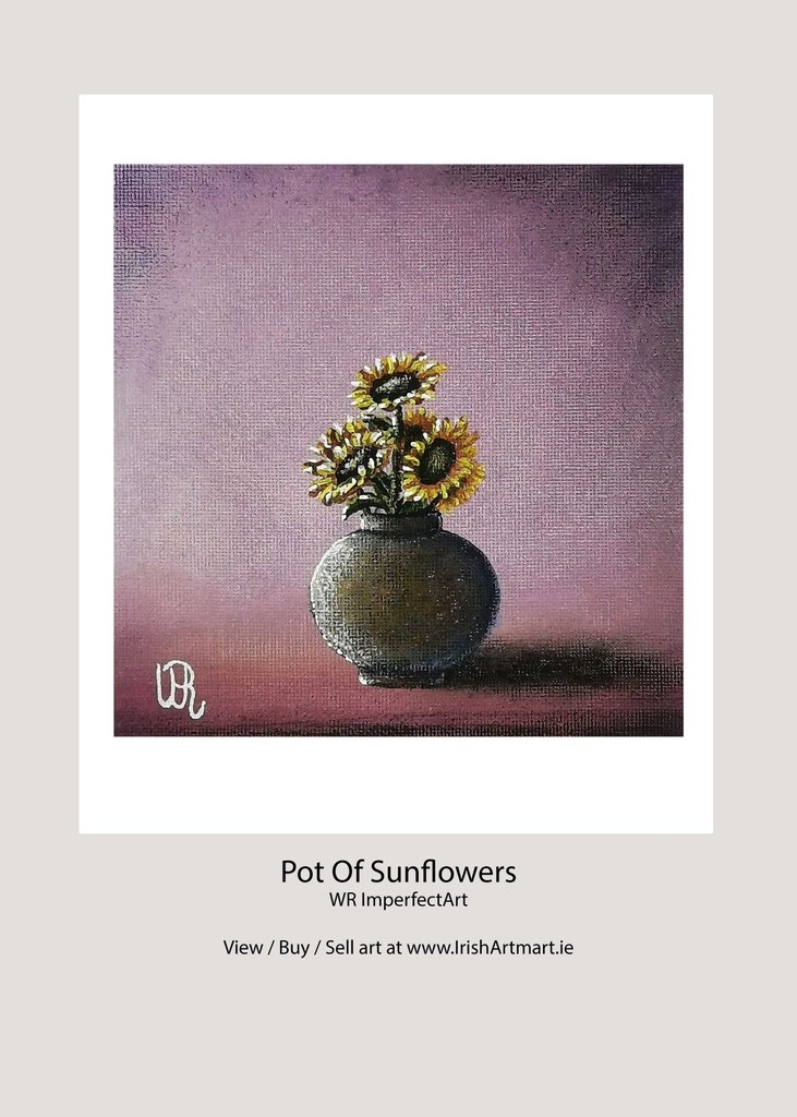 Irish_Artist_ie's tweet image. 🌻 Pot of Sunflowers – A Rustic Summer Charm 🌻

✨ Artist: WR ImperfectArt

🛒 Browse WR ImperfectArt’s gallery: 🔗 irishartmart.ie/artist/wr-impe…

#SunflowerArt  #RusticDecor #HandmadeFrame #IrishArt #SupportIrishArtists #ArtForSale #HomeDecor #BuyOriginalArt #IrishCreatives