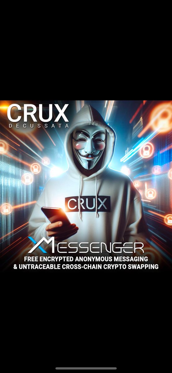 crypto_enabler1's tweet image. Can’t wait, never been so enthusiastic about a token like I am about #CruxDecussata Cypherpunks at work 🧠 #XCOMERC20