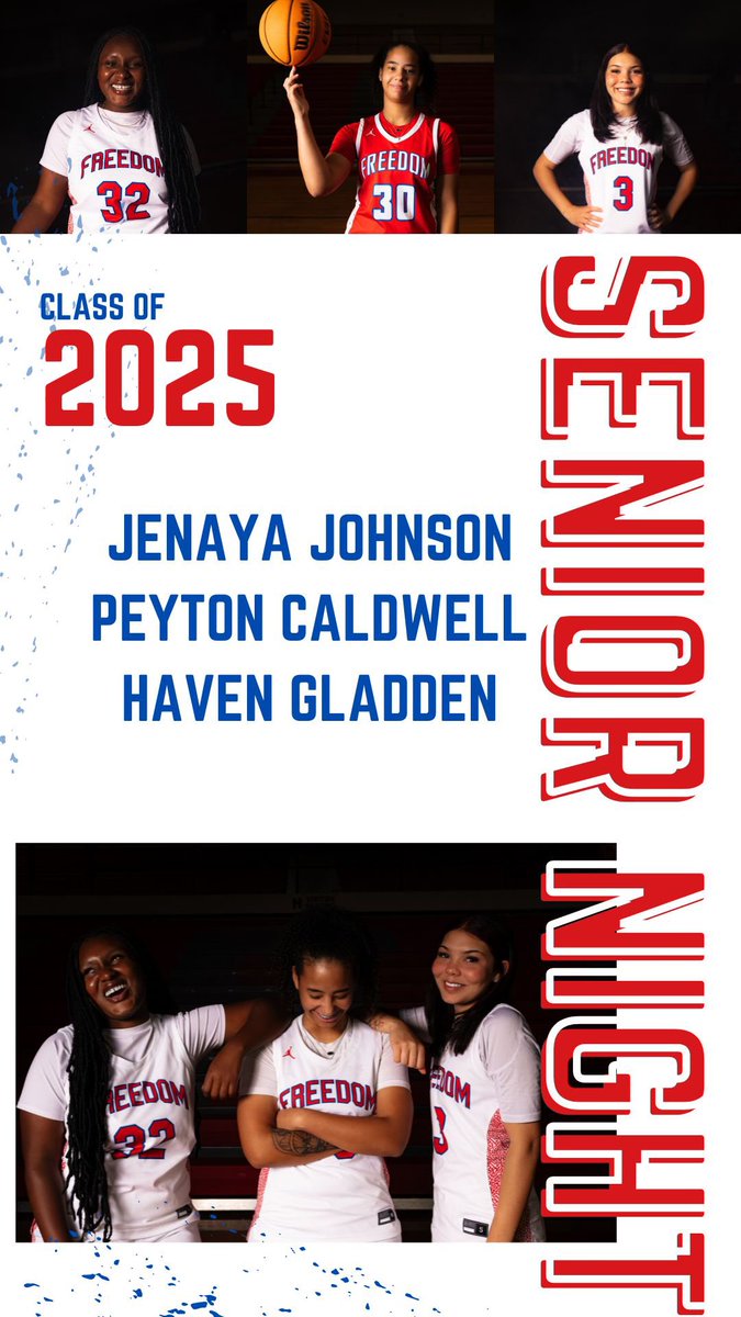 Join us tonight at Freedom to honor our Seniors as we take on Alexander Central! Senior night begins at 6:00.