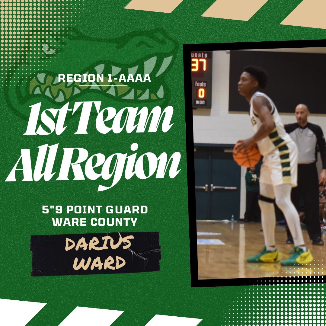 Coach Lenny Williams (@coachlenatl) on Twitter photo Congratulations to Senior Darius Ward <a href="/DariusD2Ward/">Darius Ward</a> from Ware County High School on Making 1st Team All-Region 1-AAAA! <a href="/WareCoGators/">Ware County Gator Nation</a> <a href="/BTS_Report/">Baseline To Sideline(Ωψφ)</a> <a href="/KyleSandy355/">Kyle Sandy</a> <a href="/TheWelchyReport/">Welchy Report</a> <a href="/connect_hoops/">College Hoops Connect, Inc</a> <a href="/Relentless_Hoop/">Relentless Hoops</a> <a href="/JHillsman/">JHillsman</a> <a href="/swish_scout/">SWISH SCOUTING</a> <a href="/scoreatlanta/">SCORE Atlanta</a> Congratulations to Senior Darius Ward <a href="/DariusD2Ward/">Darius Ward</a> from Ware County High School on Making 1st Team All-Region 1-AAAA! <a href="/WareCoGators/">Ware County Gator Nation</a> <a href="/BTS_Report/">Baseline To Sideline(Ωψφ)</a> <a href="/KyleSandy355/">Kyle Sandy</a> <a href="/TheWelchyReport/">Welchy Report</a> <a href="/connect_hoops/">College Hoops Connect, Inc</a> <a href="/Relentless_Hoop/">Relentless Hoops</a> <a href="/JHillsman/">JHillsman</a> <a href="/swish_scout/">SWISH SCOUTING</a> <a href="/scoreatlanta/">SCORE Atlanta</a>