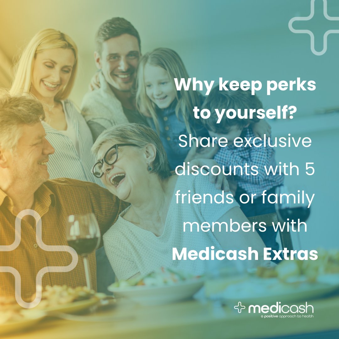 Great deals are better when shared! 👫 With Medicash Extras, invite up to 5 friends or family to enjoy exclusive discounts this half-term - from CinemaPerks to top UK attractions. Start sharing today! 📲