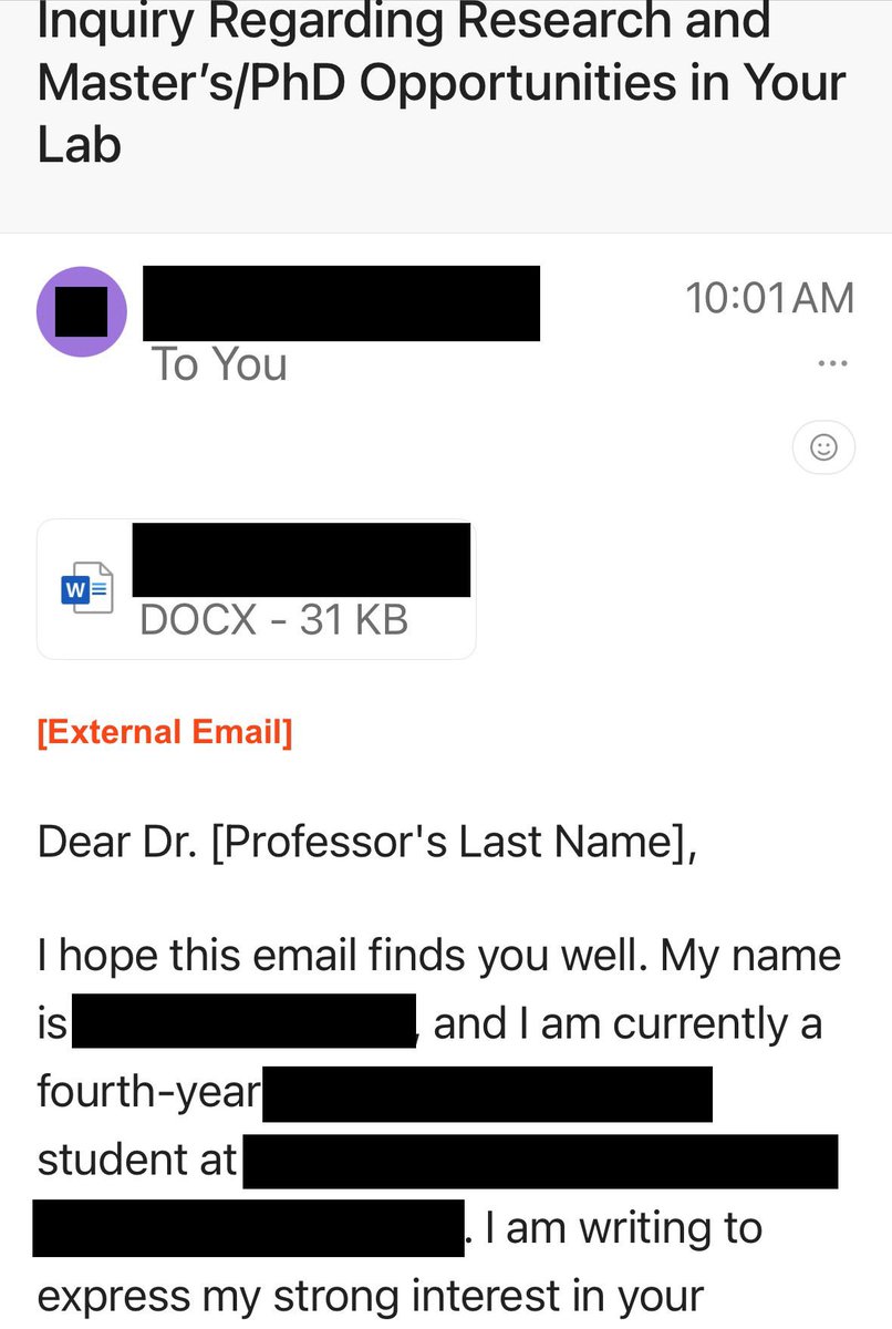 This is what happens when students send out mass emails without fully proof reading them!
