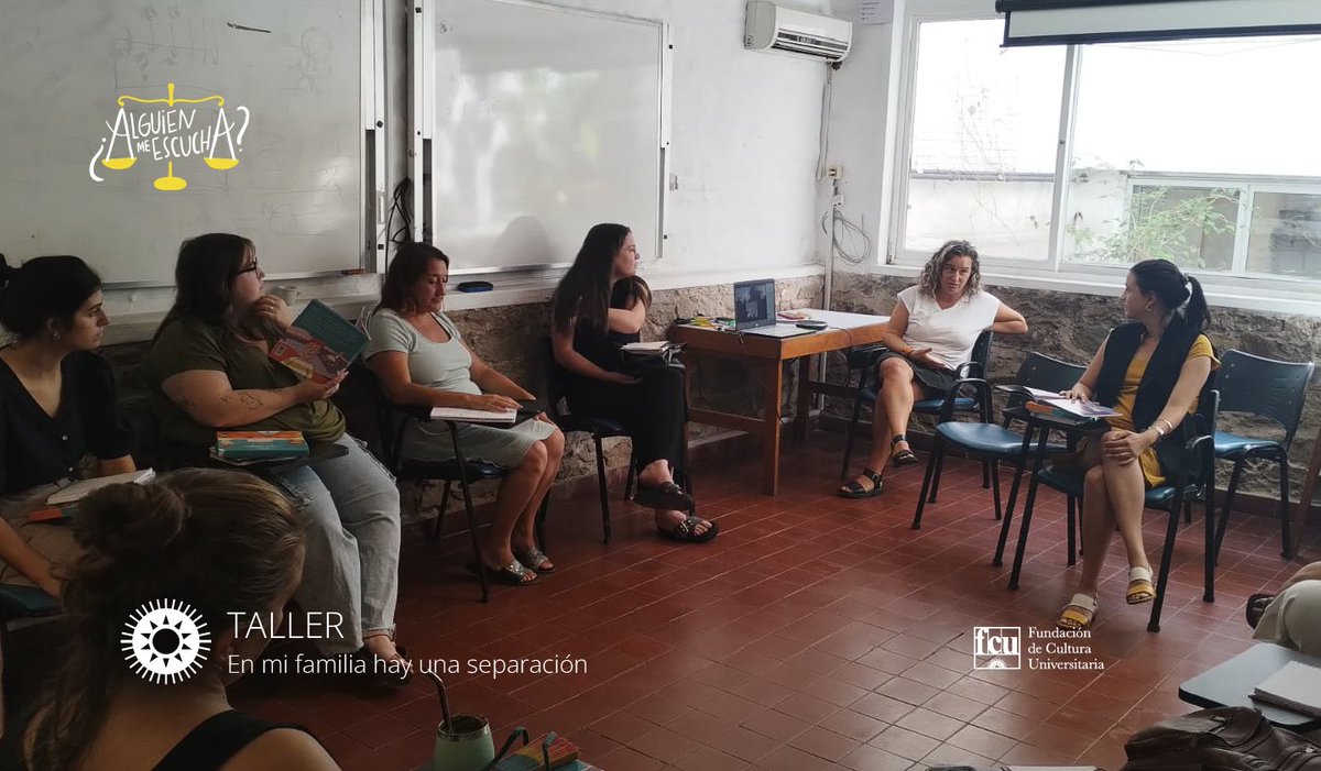 <a href="/CaroCamilo4/">Carolina Camilo Zabala</a>  y <a href="/SolariMarie/">Mariela Solari Mrles</a> , autoras del libro infantil En mi familia hay una separación, impartieron un taller donde participaron profesionales de proyectos y centros que acompañan a familias, niños, niñas y adolescentes de Montevideo y Salto gestionados por <a href="/IPRUuruguay/">IPRU Uruguay</a>
