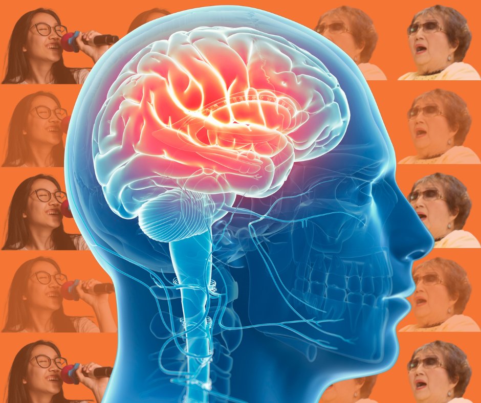 Did you know oxytocin, the "love hormone", is a neurochemical released in your brain when eating chocolate and when you SING? Think of a time when a song you love lifted your mood. With #SingFit, you can experience that joy every day!