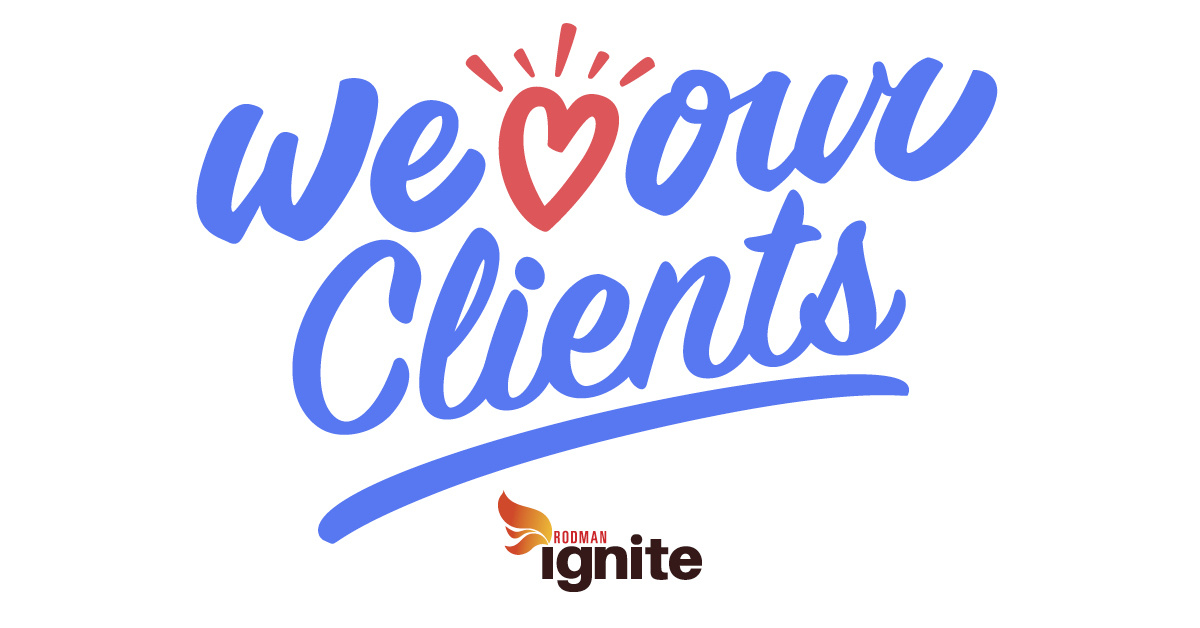 Happy Valentine’s Day from Rodman Ignite! ❤️

Today, we’re celebrating the amazing clients who make everything we do possible. Your trust and support mean the world to us, &amp; we’re so grateful to have you in our corner. Here’s to another year of creativity and success together! 💕