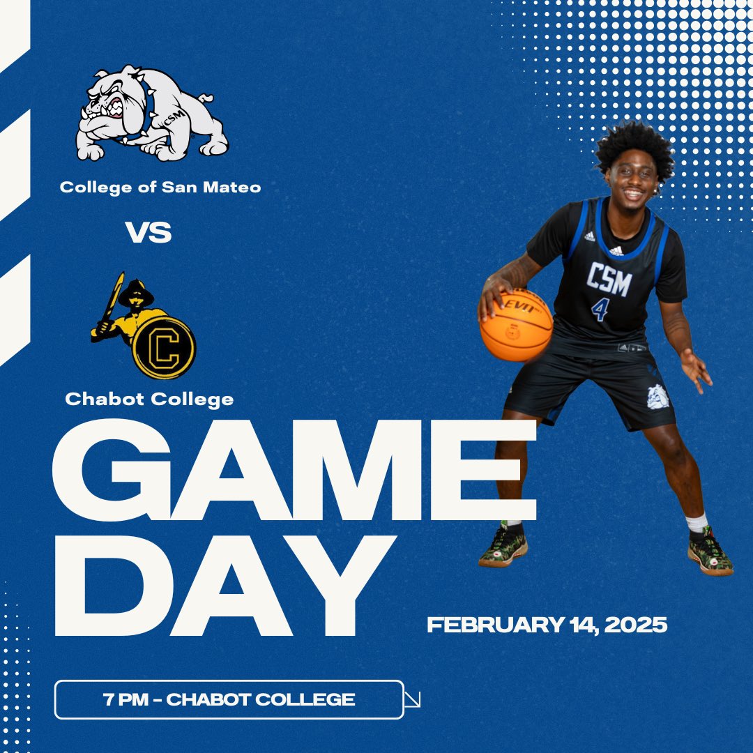 🚨GAME DAY🚨
The Bulldogs travel across the bridge to face off against Chabot College. Tip off is 7pm. 
Watch the livestream here💻:
youtube.com/live/1JTEK9e1c…