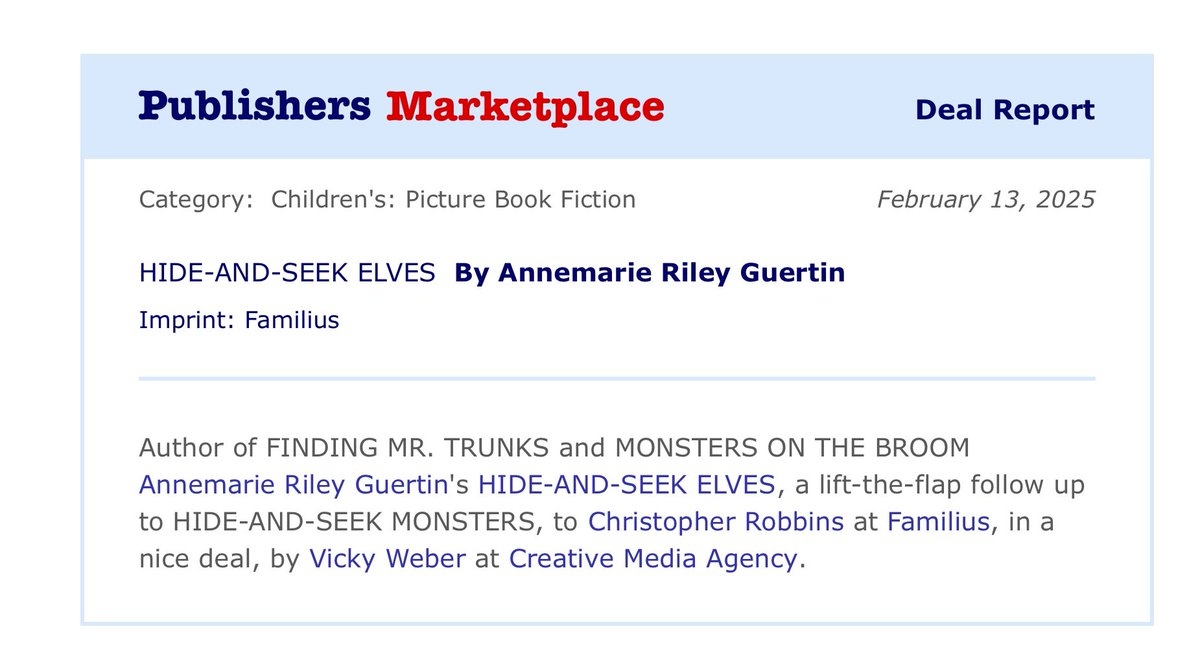 Vicky Weber - Agent, Author, Educator tweet media