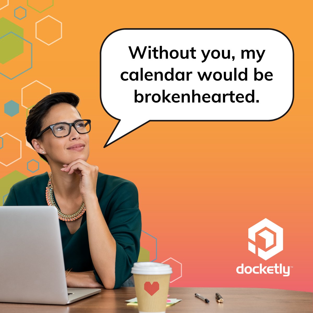 docketly's tweet image. Nothing says true love like a perfectly covered court date. This Valentine’s Day, we’re sharing the love with the attorneys who appear when it matters most—and the firms who trust them to get the job done. 💌 
 
#ValentinesDay #attorneys #lawfirm