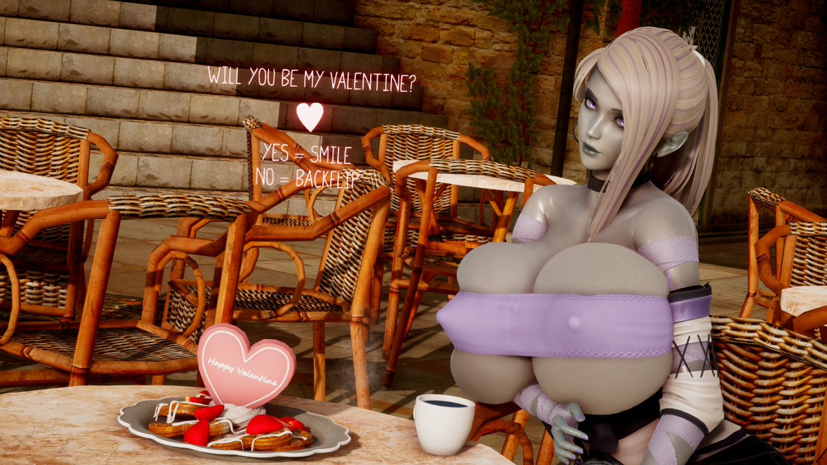 CyberTechDolls's tweet photo. Noon passed. Forse looked at her companion, puzzled. 
"You want me to be your Valentine?"
"Yes."
"Well." Forse adopted a more feminine pose.
"And what will you say?"
"What does a Valentine do?"
Her companion whispered.
"With hips?"
"Yes!"
"Alright. Hope your head can handle it." https://t.co/FDNu8NNixF
