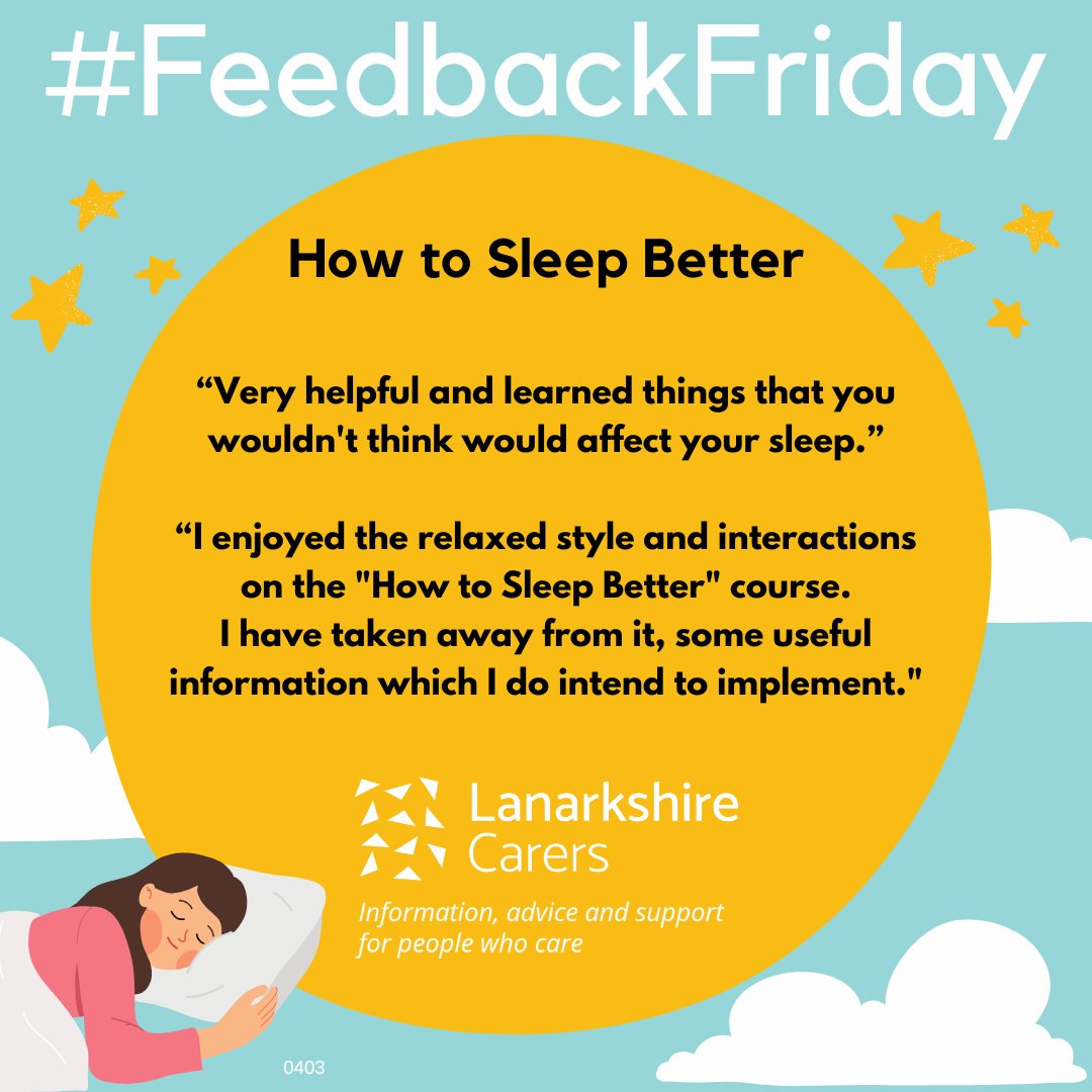 Lan_Carers's tweet photo. It’s #FeedbackFriday and we’ve had some fantastic feedback from carers who attended some of our recent Carer Training Programme courses all aiming to help you maintain your overall physical and mental health and wellbeing and take some much-needed time out from caring. https://t.co/d7mYyBnpQw
