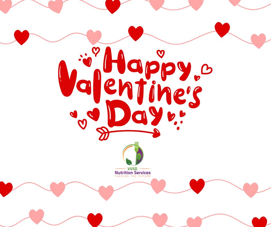 This Valentine’s Day, we’re serving up meals made with heart! From vibrant fruits to wholesome grains, we’re spreading the love with every bite. Show your heart some love too—choose healthy, balanced meals that fuel your day! #VVSDNutritionServices