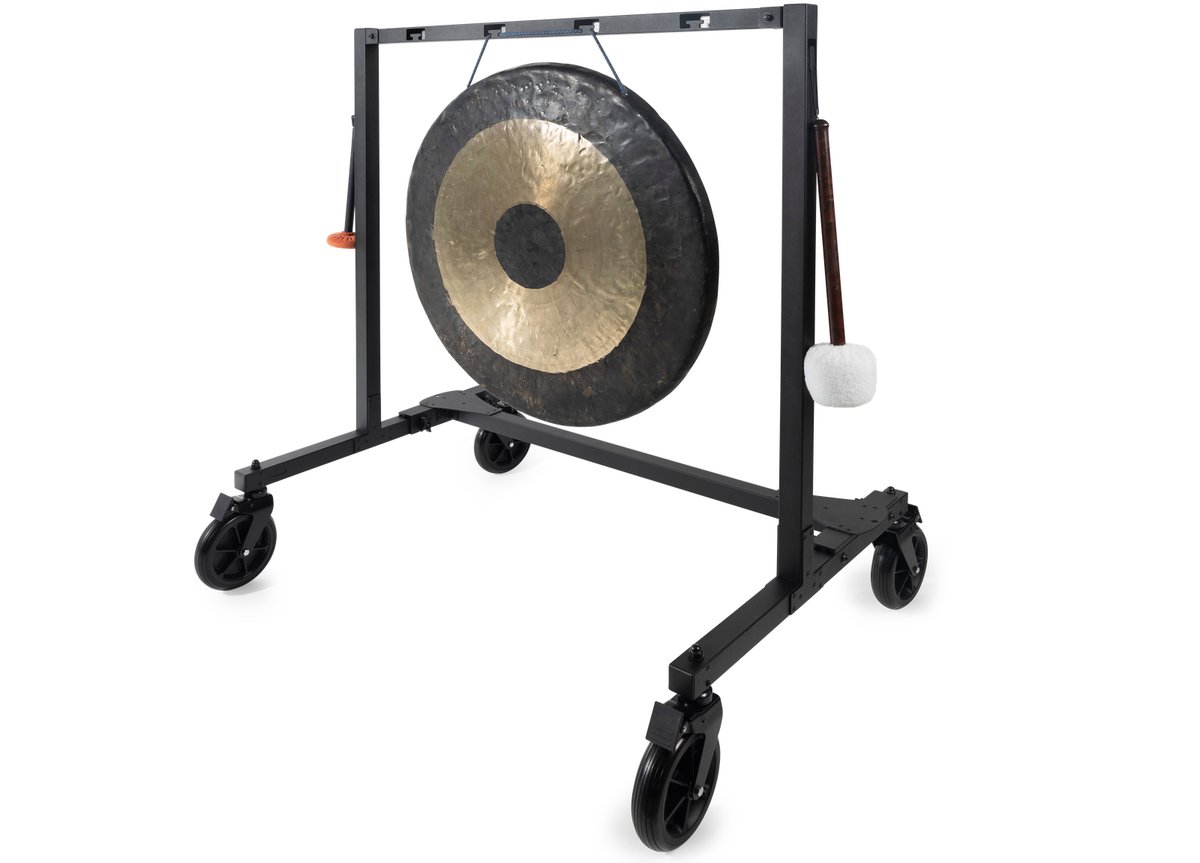 Move your sound effortlessly with the Marimba One Wave Gong Cart! 🔥

Built for gongs up to 40", with a lightweight aluminum frame, locking wheels, and easy assembly. Proudly made in the USA. 🎶🇺🇸

Learn more: l8r.it/DKAp