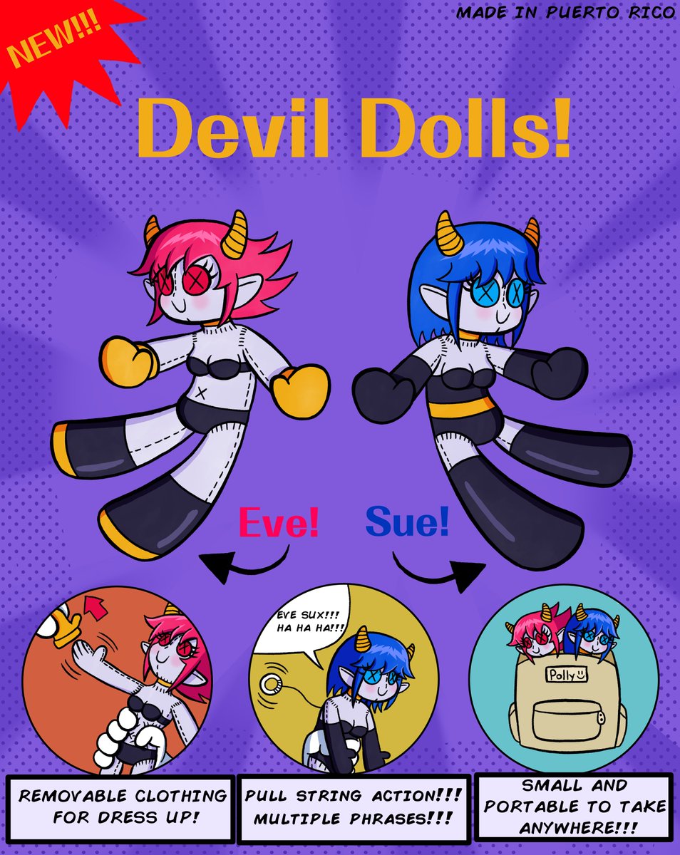 blakjakart's tweet photo. For only $79.99, you too can have your own Eve and Sue! #doll #dolls #ragdoll #plushie #plush #buttoneyes #oc #originalcharacter #originalcharacterart https://t.co/vtVomTS4Di