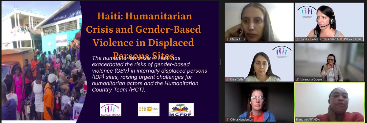 GBVAoR1's tweet photo. 🚨 More than 40 experts &amp; GBV coordinators from Latin America &amp; the Caribbean met for the first joint session of the REDLAC &amp; R4V GBV Subsectors to address GBV risks in emergencies. https://t.co/SLNDxeglYj