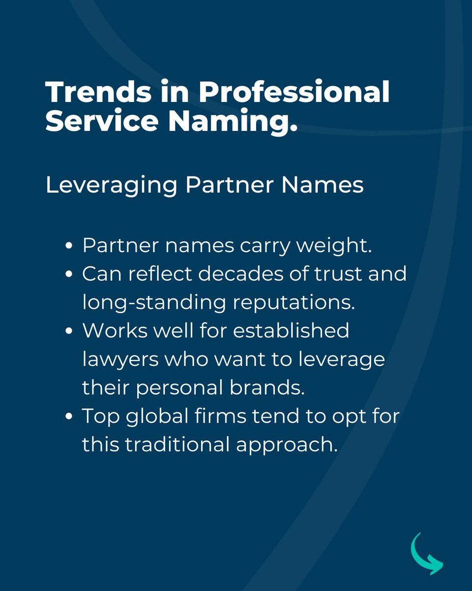 CubicleFugitive's tweet photo. What’s trending in law firm naming? Let’s break it down.

If you’re rebranding or launching a new firm, knowing the latest trends can help you choose a name that stands out and reflects your brand. 

Want the full breakdown? Read the blog here: https://t.co/Rqa5RkWUJf https://t.co/TGDiEJD7cj