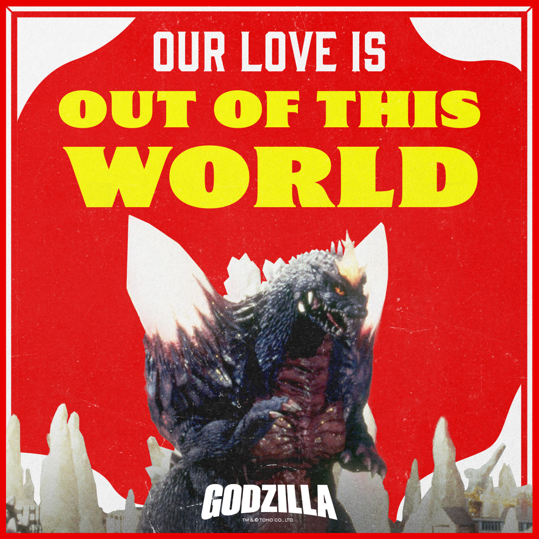 Godzilla_Toho's tweet photo. Stomp into Valentine’s Day with some kaiju love! 

#Godzilla https://t.co/gMoQi8l4im