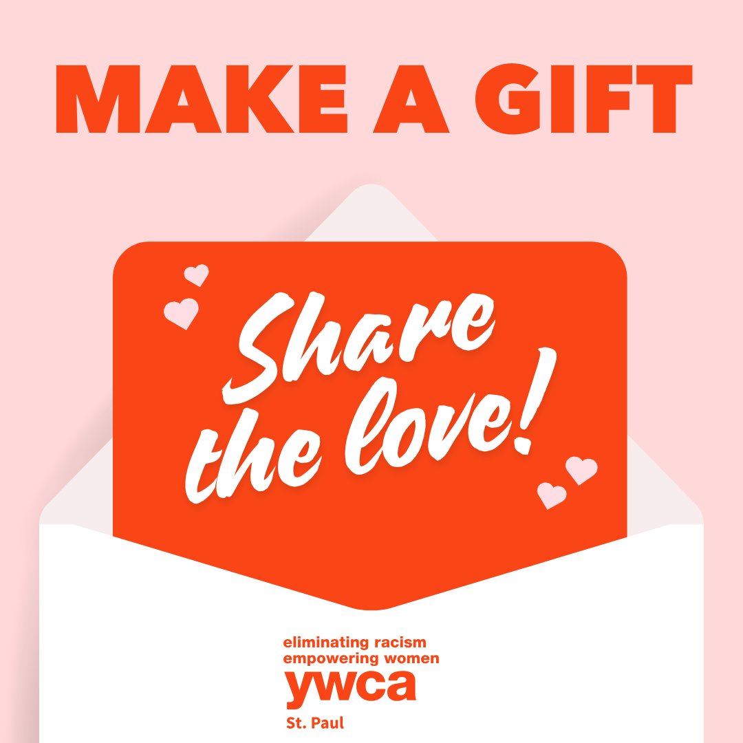 ❤️ This Valentine's Day. join YWCA St. Paul in celebrating the strength and resilience of women and families in our community. #ShareTheLove and fuel opportunities, build safer spaces, and drive lasting change. 🌟 Together, we're creating a future filled with hope and possibility