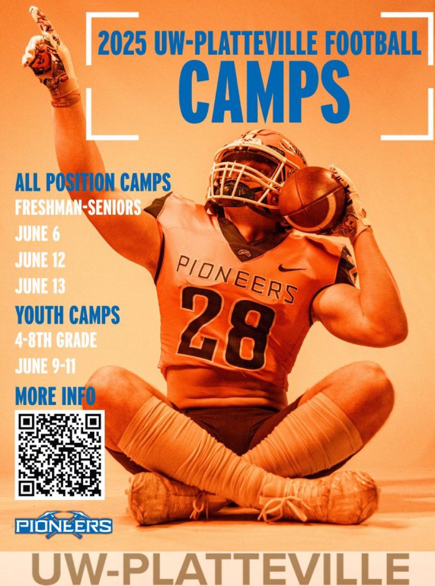 🚨THIS IS NOT A MEGA CAMP🚨

🔹Not running a 40
🔹No athletic testing in shirt/shorts

Come get better at FOOTBALL at UWP

Padded camps where you learn skills that will help you play better on Friday nights and win games! 

Get better at football = Get recruited! 

#SwingTheAxe