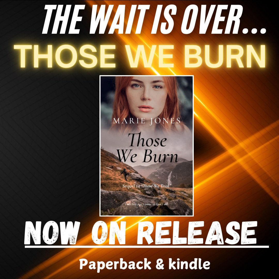 🍾🍾 The wait is over! Today it is release day for my book Those We Burn 🔥!! so excited to share it finally with you all the final chapter of Marcus and Sophia and hope you enjoy reading it.

Now available in paperback, hardcover and kindle.

a.co/d/jebj0mm