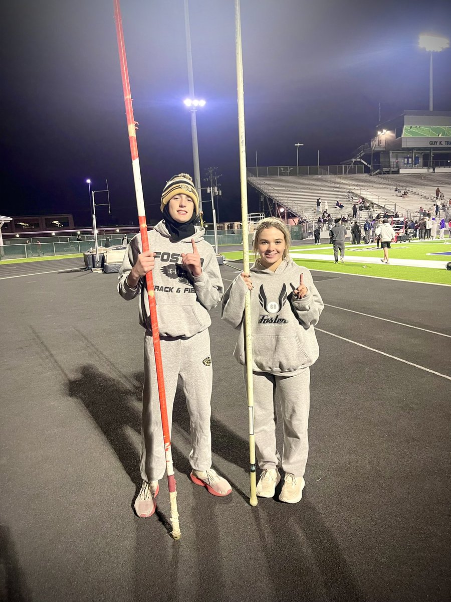 Profesora Shelton (@laprofeshelton) on Twitter photo 1st place for Whitney and <a href="/ReynoldsPerry28/">Reynolds Perry</a> in the Pole Vault at their first JV (and first high school) track meet last night. PR for Whitney! <a href="/FosterWmnsTrack/">Foster Girls Track</a> <a href="/AthleticsFoster/">Foster Athletics</a> <a href="/FHSABC_TX/">FHSABC</a> <a href="/FosterHSNews/">Foster High School</a> <a href="/foster_track/">Foster boys track</a> 1st place for Whitney and <a href="/ReynoldsPerry28/">Reynolds Perry</a> in the Pole Vault at their first JV (and first high school) track meet last night. PR for Whitney! <a href="/FosterWmnsTrack/">Foster Girls Track</a> <a href="/AthleticsFoster/">Foster Athletics</a> <a href="/FHSABC_TX/">FHSABC</a> <a href="/FosterHSNews/">Foster High School</a> <a href="/foster_track/">Foster boys track</a>