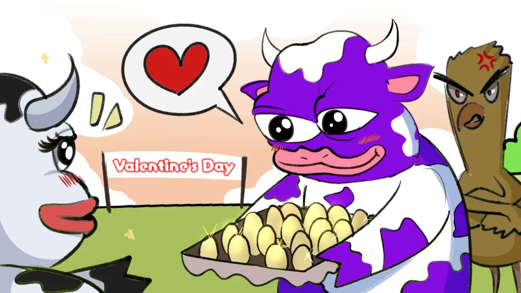 Gmoo and Happy Valentine’s! 🌹
Pay close attention and turn on notifications🔔, because the easter eggs are about to drop.
Interact.