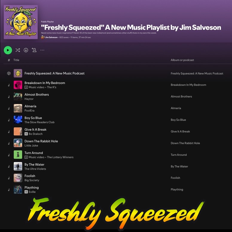 We don't stop!

10 of the bestest and freshest tunes ready soundtrack your weekend on the 'Freshly Squeezed' playlist... the last one will blow your ears off!

Get it listened too. Get it saved.

open.spotify.com/playlist/76Qbr…