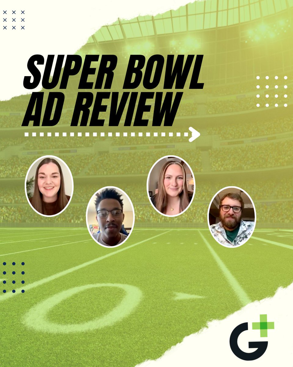 We’re closing out Super Bowl week with a recap of all our takeaways from this year’s Big Game ads. Find out what commercials our team thought were touchdowns, turnovers and on-trend.

🏈 Get the play-by-play: bit.ly/41h6dh5 

#SuperBowl #Advertising
