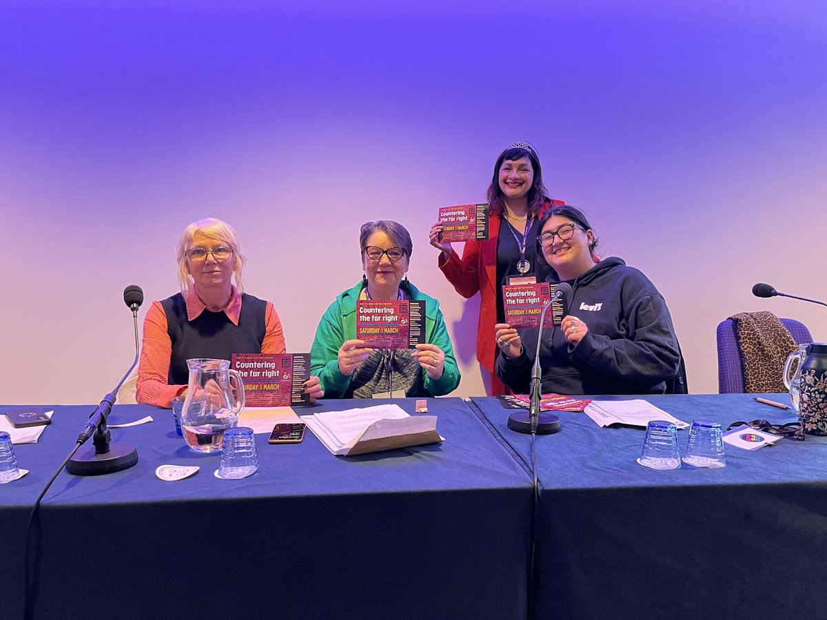 samira_zali's tweet image. Just spoke at the packed “women against the far right” fringe @ womens conference ✊🏽 @unisontheunion @AntiRacismDay