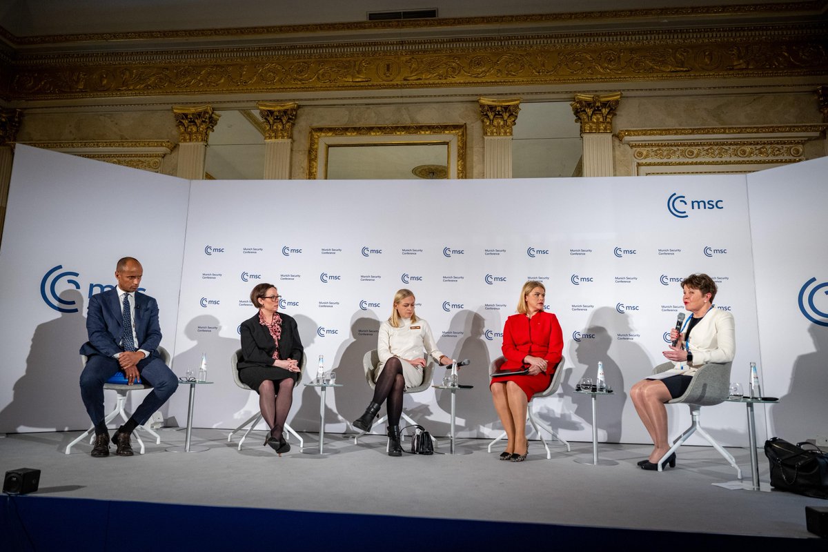 Hybrid CoE (@hybridcoe) on Twitter photo Hybrid CoE Director Teija Tiilikainen chaired the panel "Down to the Wire: Countering Hybrid Warfare in the Baltic Sea" at the <a href="/MunSecConf/">Munich Security Conference</a>
Thank you for your insights Prime Minister <a href="/EvikaSilina/">Evika Siliņa 🇱🇻🇺🇦</a>, Foreign Ministers <a href="/elinavaltonen/">Elina Valtonen</a>, <a href="/MariaStenergard/">Maria M Stenergard</a> & ASG Jean Ellermann-Kingombe Hybrid CoE Director Teija Tiilikainen chaired the panel "Down to the Wire: Countering Hybrid Warfare in the Baltic Sea" at the <a href="/MunSecConf/">Munich Security Conference</a>
Thank you for your insights Prime Minister <a href="/EvikaSilina/">Evika Siliņa 🇱🇻🇺🇦</a>, Foreign Ministers <a href="/elinavaltonen/">Elina Valtonen</a>, <a href="/MariaStenergard/">Maria M Stenergard</a> & ASG Jean Ellermann-Kingombe