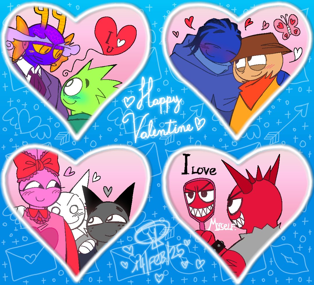 Calaver1t4's tweet image. Feliz San Valentín, día del amóg y gue la amistág 💋💌 🥖
.
.
.
[#Durplesprunki #OWAKCXsprunki #Wendasprunki #Pinkisprunki #Graysprunki #Tunnersprunki #Jevinsprunki #Raddysprunki]