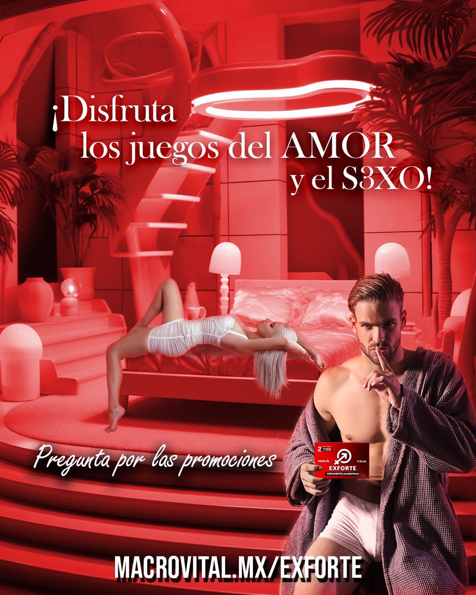 🔥❤️ Pasión sin límites este mes del amor ❤️🔥
Sorprende a tu pareja con energía, confianza y vitalidad. Exforte es tu aliado para vivir cada encuentro con intensidad y disfrutar del amor al máximo. 💪✨

🔍 Consíguelo en: macrovital.mx/exforte/
#Exforte #EnergíaParaAmar