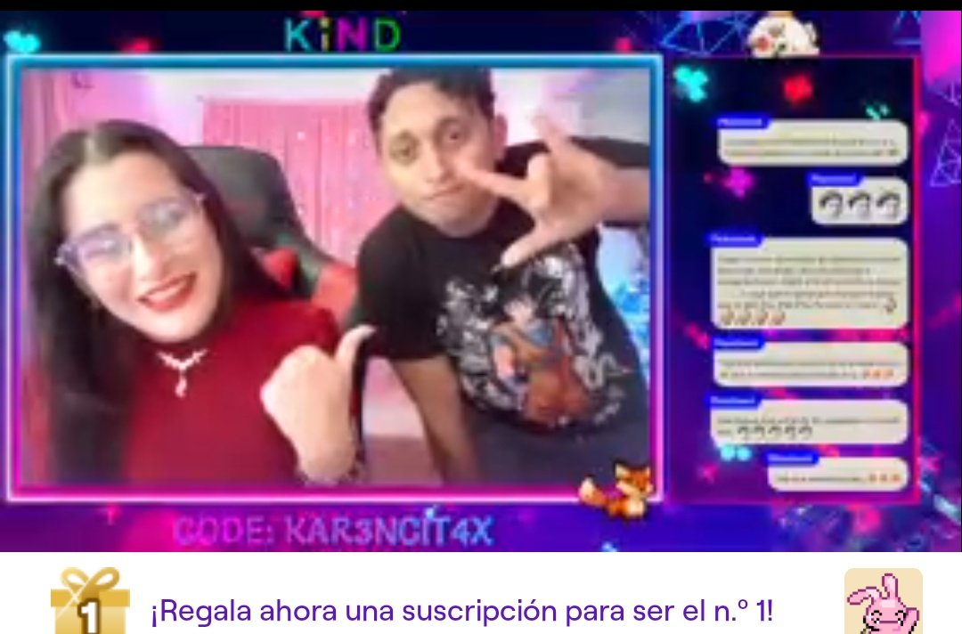 ¡Entra en Twitch para ver kar3ncit4x conmigo!

PD: Hice que el Ferneinan <a href="/Fendreev/">Fendreev.ron | KIND</a>
Apareciera retando a <a href="/KarencitaKind/">Karencita.ron | KIND 🌸🌈</a>
A llamarlo a la escena para ver si es que ella manda en esa relación. 🤣🤣🤣

twitch.tv/kar3ncit4x?sr=a