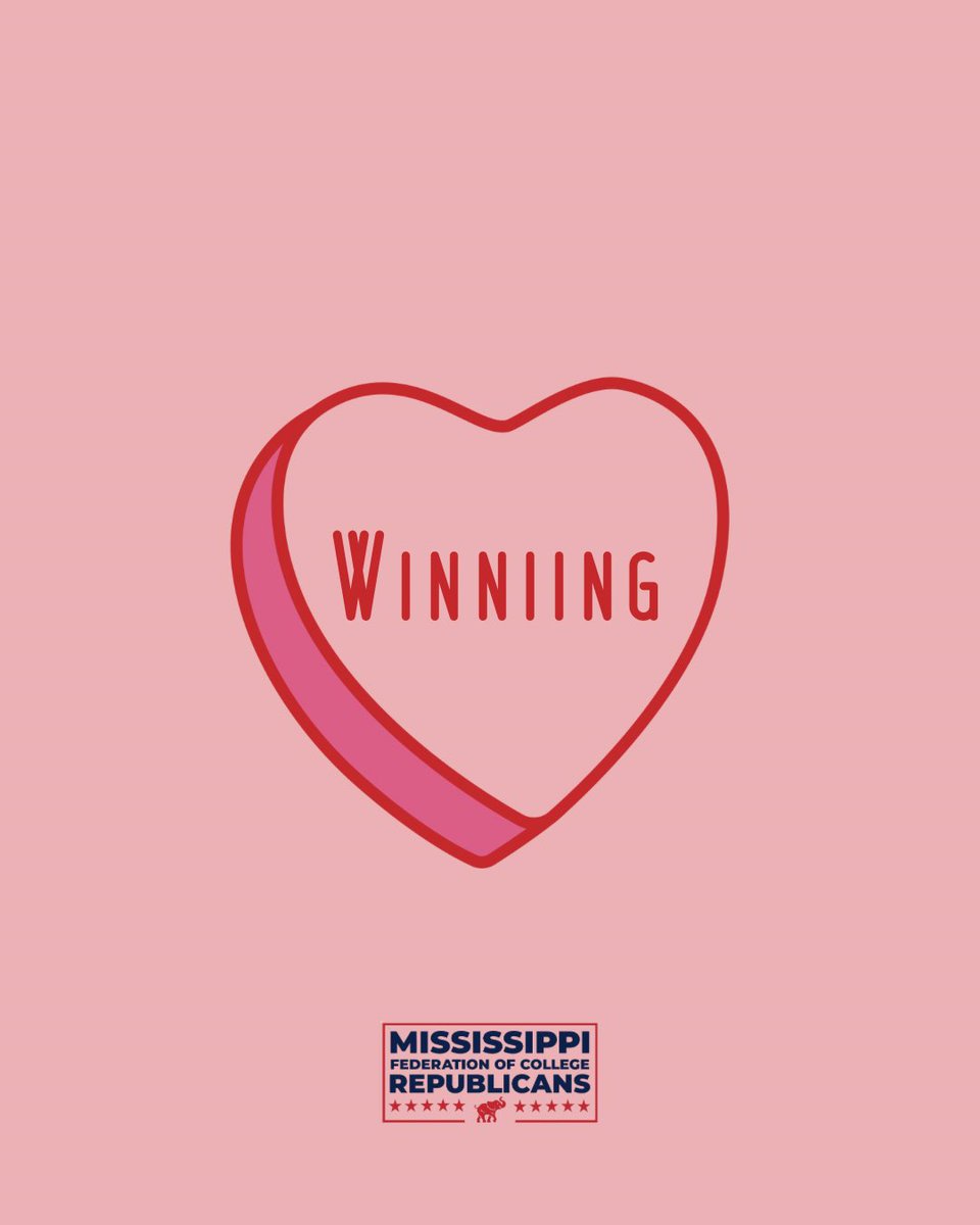 missfcr's tweet photo. Happy Valentine’s Day from the Mississippi Federation of College Republicans! We wanted to take a moment to celebrate some of the things we love. Hoping everyone has the best day with those they love the most!

#ValentinesDay #MAGA #Republicans #MSGOP #BestPartyOnCampus https://t.co/IWHpfSqdMU
