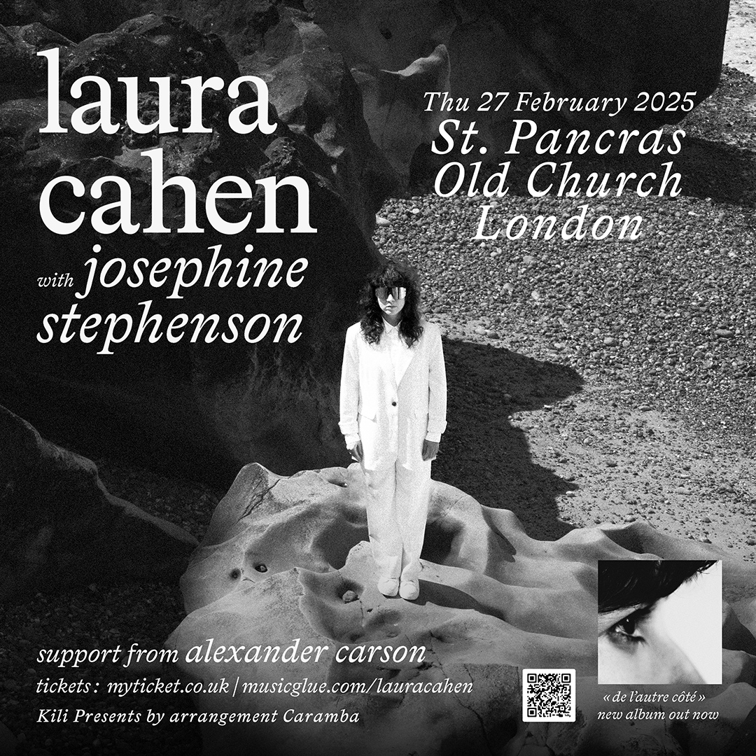 🚨SUPPORT ADDED🚨 Laura Cahen has announced she will be accompanied by Josephine Stephenson and with support from Alexander Carson at her upcoming St. Pancras Old Church show ✨️

🎟️ Don't miss out and grab tickets today 👉️ myticket.co.uk/gigs/laura-cah…