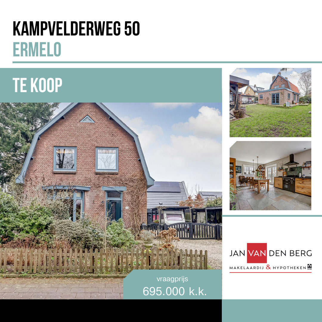 jvdbergmakelaar's tweet photo. Nieuw in #verkoop: karakteristiek vrijstaande jaren '30 #woning met groot bijgebouw, ruime oprit met carport en fijne tuin rondom de woning met overkapping en berging. Kamer-en-suite en uitgebouwde ruime woonkeuken. Info:  12kampvelderweg50ermelo34! https://t.co/RerTzb22O4
