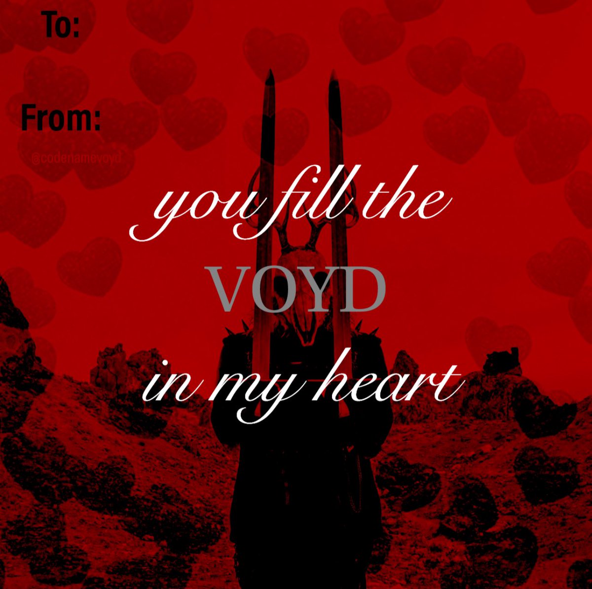 codenamevoyd's tweet photo. if I had a valentine I’d send them this. https://t.co/q05e2w5RRp