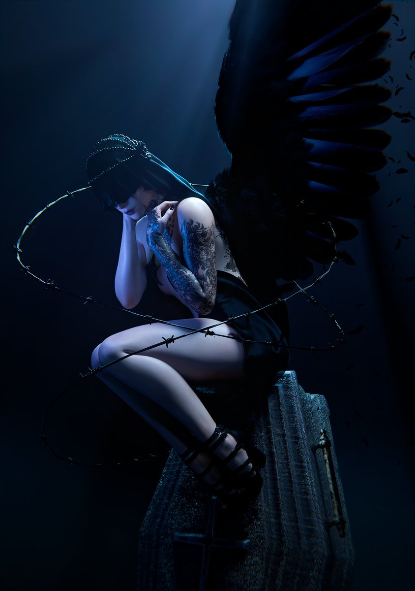 colorless_3D's tweet image. Till Death do us Part🪽

Happy valentines day.