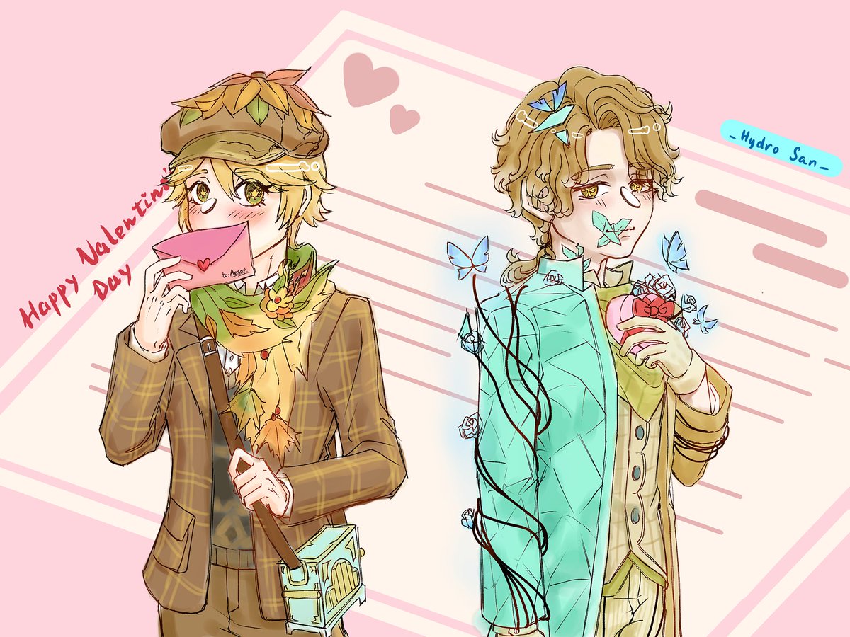 _HydroSan_'s tweet photo. Happy Valentine’s Day 💌✨
#AesVic https://t.co/O8gwoONozE