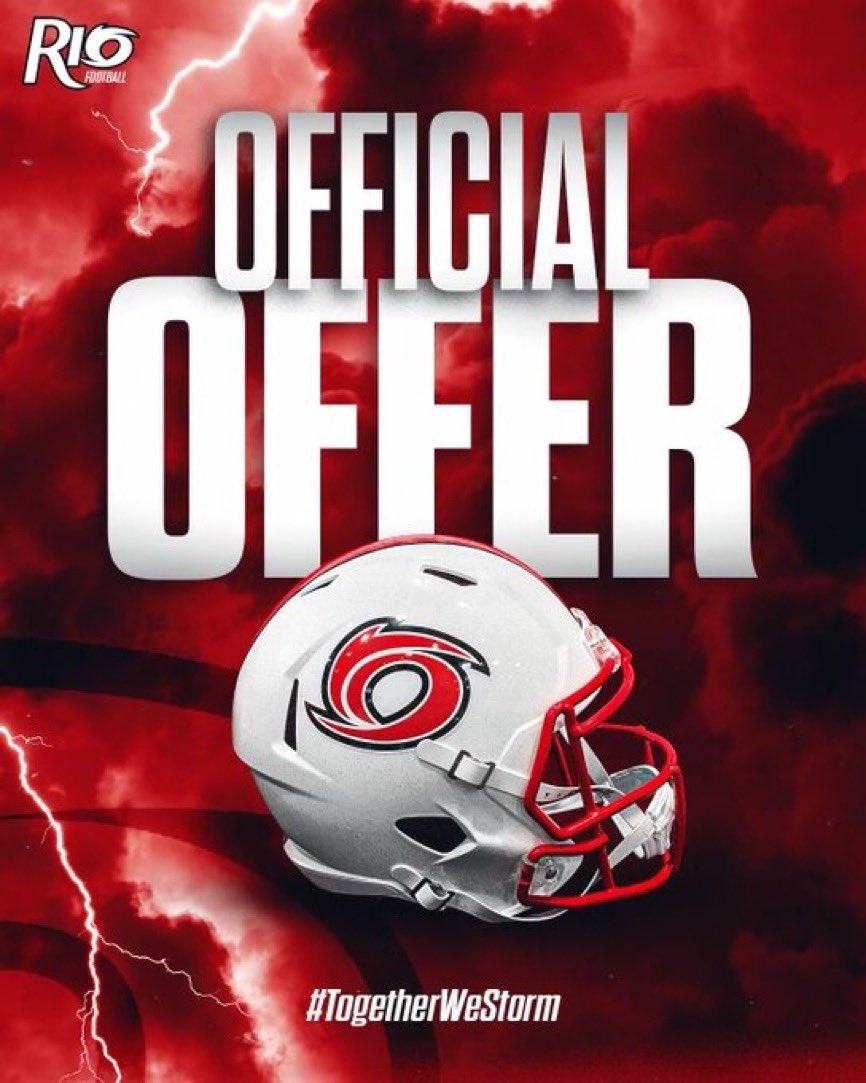 Blessed to receive an offer to Rio Grande University!!