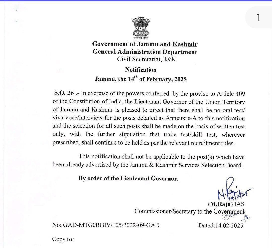 Sandy28737209's tweet photo. @indukanwal @jkssbofficial 
Now the matter is resolved please Take the matter seriously &amp; advertise the vacant post of JE Civil (JAL SHAKTI &amp;PWD),Electrical, NT and other..Delay is effecting future growth 🙏🏻 https://t.co/EnNYVmzEGY
