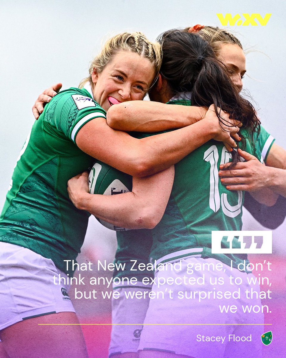 Stacey Flood on why Ireland are a team to be reckoned with this <a href="/rugbyworldcup/">Rugby World Cup</a> year. 

Full interview via <a href="/RugbyPass/">RugbyPass</a> 📝 

#Rugby #RugbyWorldCup