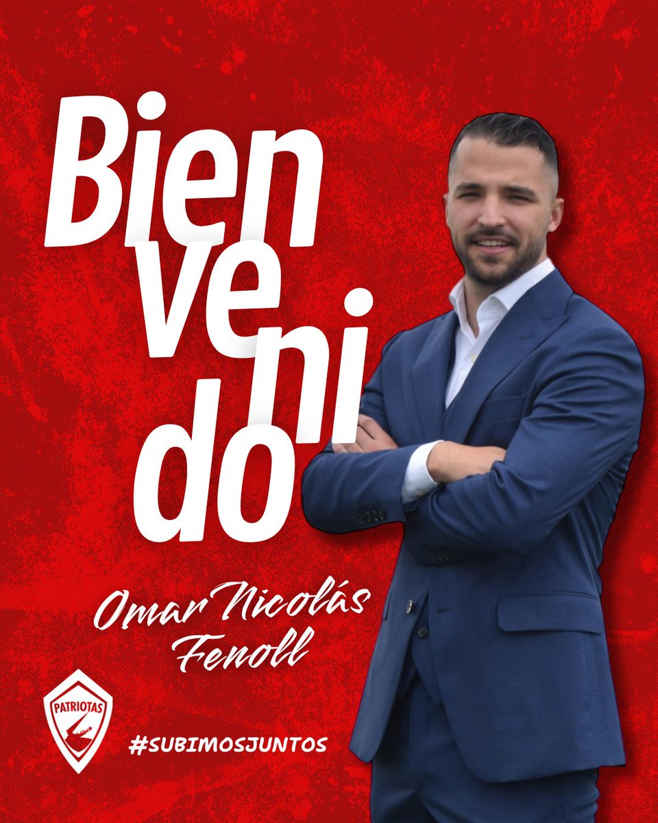 Le damos la bienvenida a nuestro nuevo Director Deportivo Omar, se incorpora tras su última experiencia en el Mar Menor FC de España. 

Le deseamos lo mejor en este proyecto futbolístico para el equipo lancero 🚩

#SubimosJuntos 💪🏻
#VamosPatriotas 🚩
#SomosBoyacá 🔴🟢