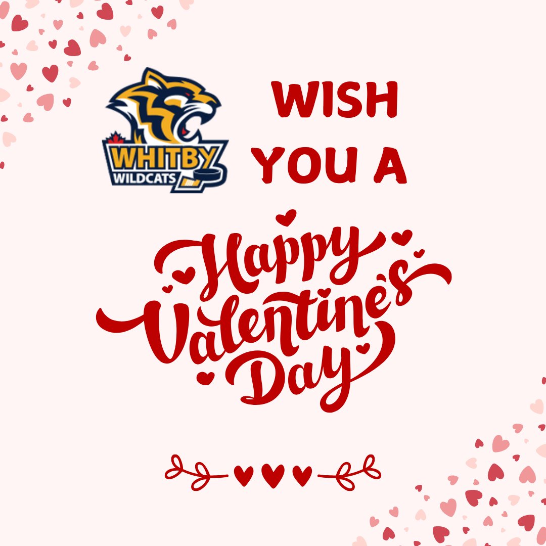 Happy Valentine's Day from everyone here at the Whitby Minor Hockey Association!