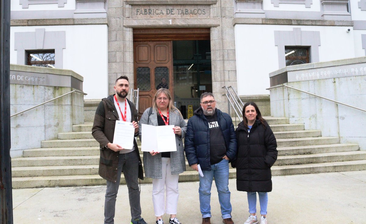 📄A CIG presenta denuncia na Fiscalía pola falta de medidas de seguridade no HUAC e pide investigar se houbo un delito penal pola agresión rexistrada nas urxencias
‼️Lembra  que implementar medidas preventivas é unha obriga legal e que a Xerencia da área sanitaria ten que