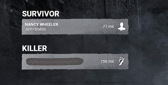 i got asked to 1v1 and the killer pulled up with this ping